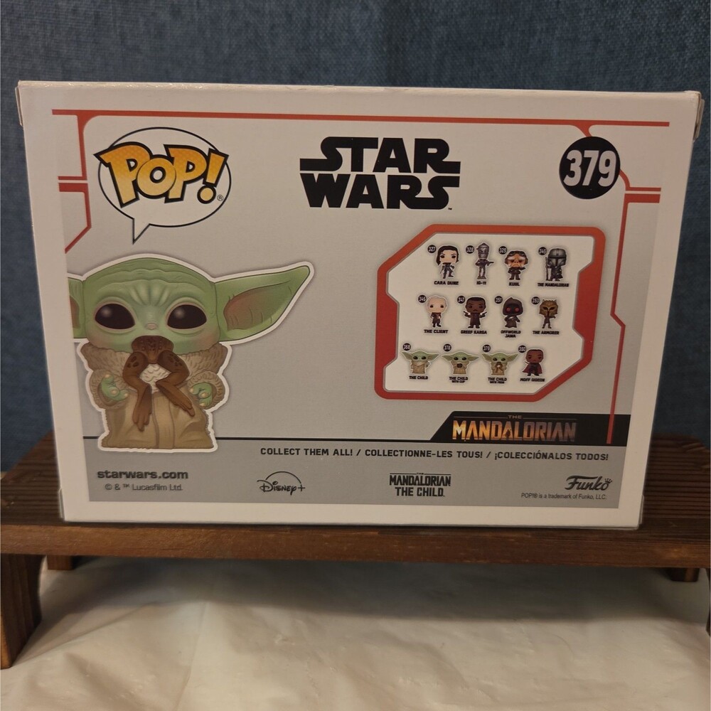 Funko Pop Star Wars The Child With Frog #379 Grogu Vinyl Figure MIB - Picture 15 of 16
